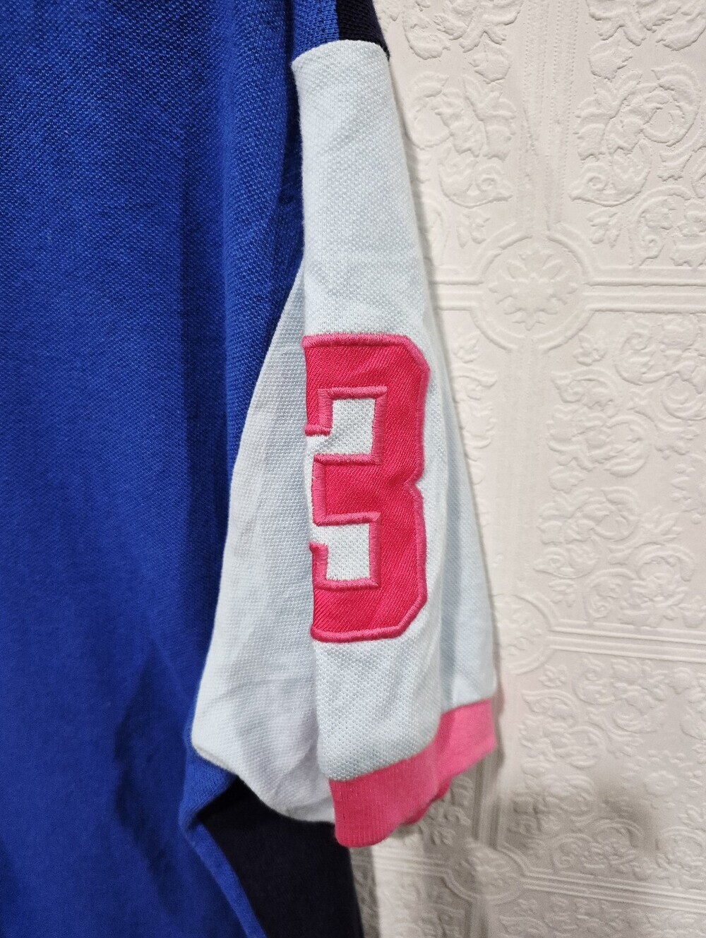 Vintage Polo Ralph Lauren Colorblock Big Pony Polo Shirt Size 3XL - Picture 5 of 7
